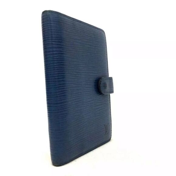 Authentic Louis Vuitton Epi Agenda Blue Notebook - Picture 2 of 12